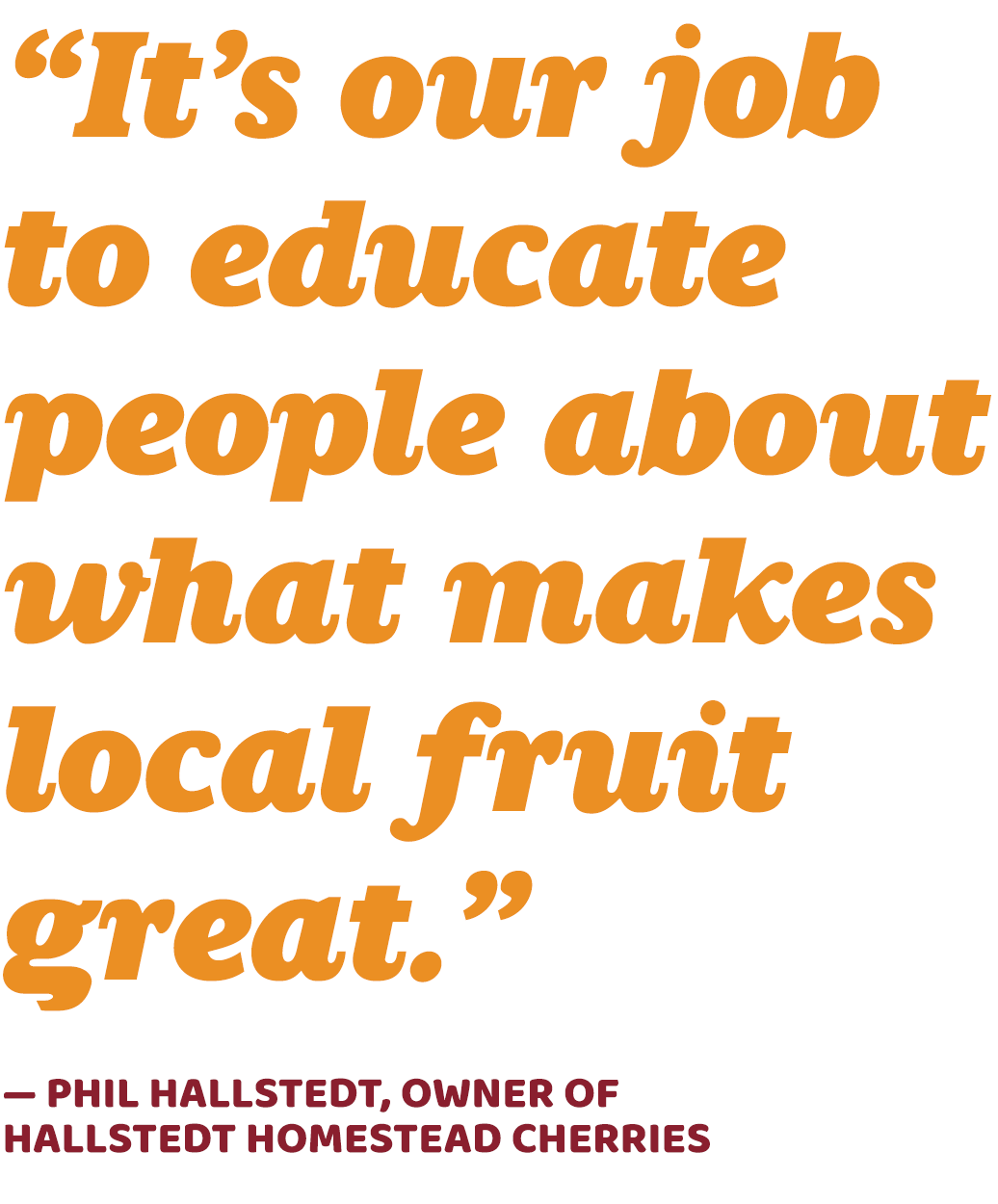 Cherries feature quote